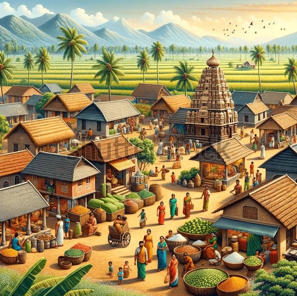 Village background